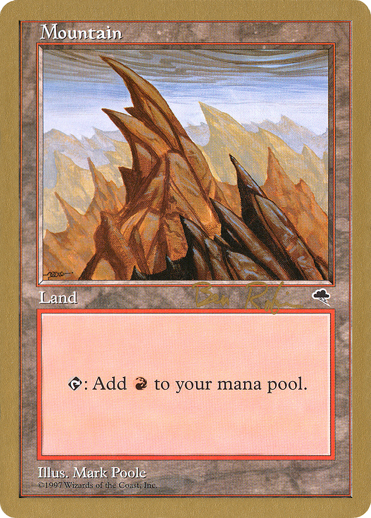 Image of Mountain (br346) (Ben Rubin) [World Championship Decks 1998]