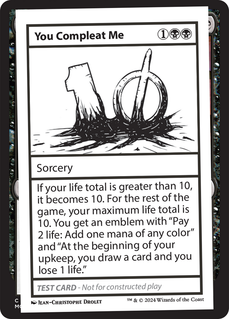 Image of You Compleat Me [Mystery Booster 2 Playtest Cards]