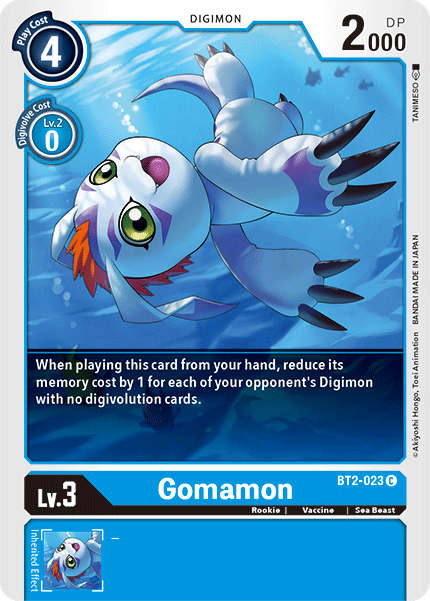 Image of Gomamon [BT2-023] [Release Special Booster Ver.1.5]