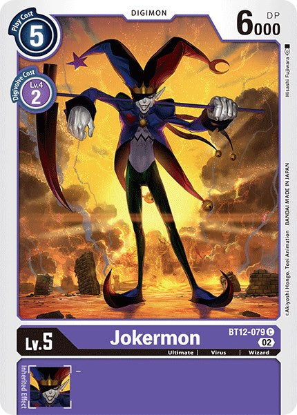 Image of Jokermon [BT12-079] [Across Time]