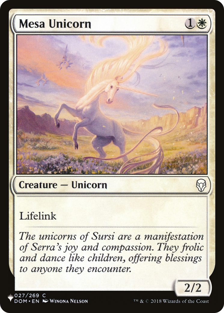 Image of Mesa Unicorn [The List]
