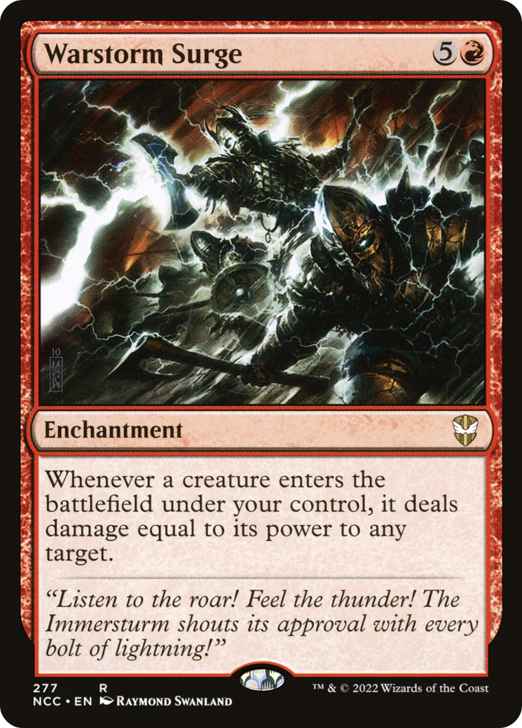 Image of Warstorm Surge [Streets of New Capenna Commander]