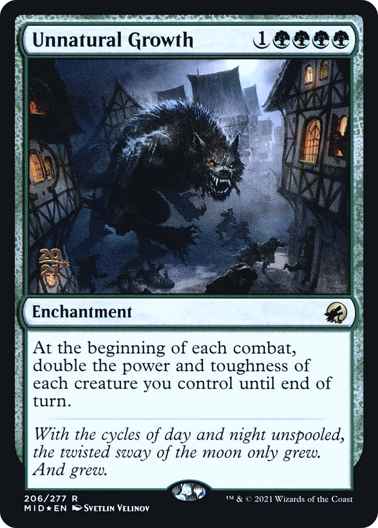 Image of Unnatural Growth [Innistrad: Midnight Hunt Prerelease Promos]
