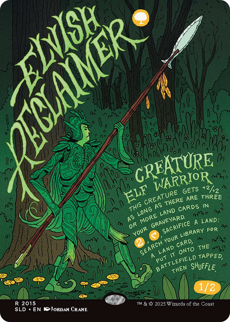 Image of Elvish Reclaimer [Secret Lair Drop Series]