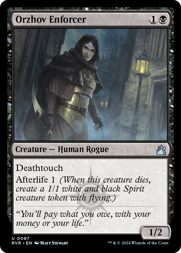 Image of Orzhov Enforcer [Ravnica Remastered]