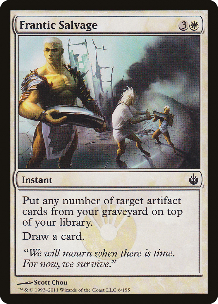 Image of Frantic Salvage [Mirrodin Besieged]