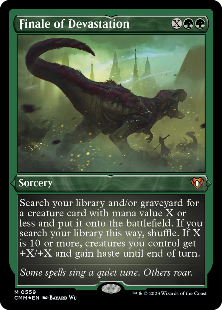 Image of Finale of Devastation (Foil Etched) [Commander Masters]