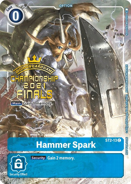 Image of Hammer Spark [ST2-13] (2021 Championship Finals Tamer's Evolution Pack) [Starter Deck: Cocytus Blue Promos]