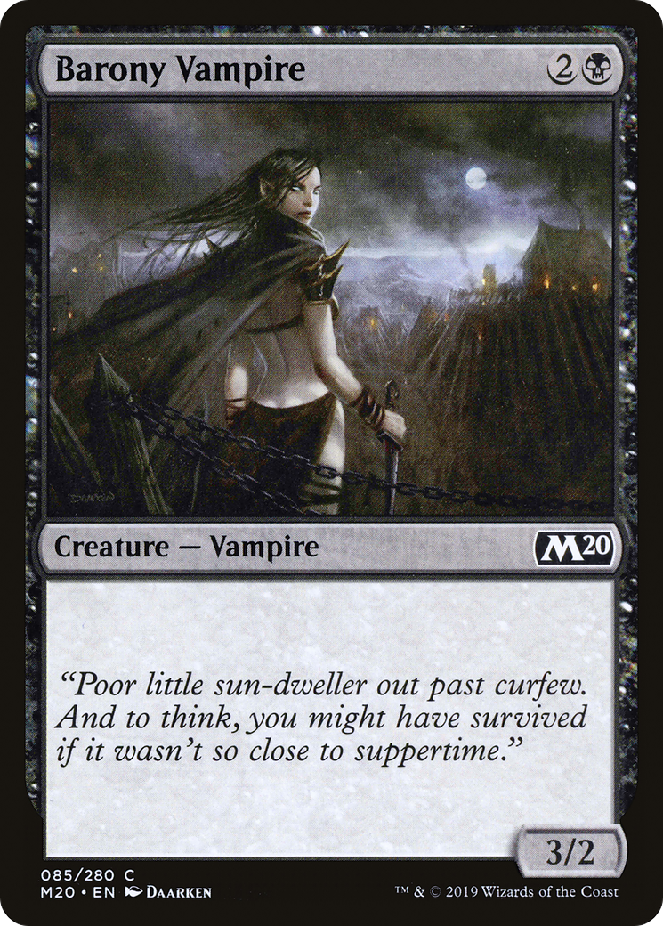 Image of Barony Vampire [Core Set 2020]
