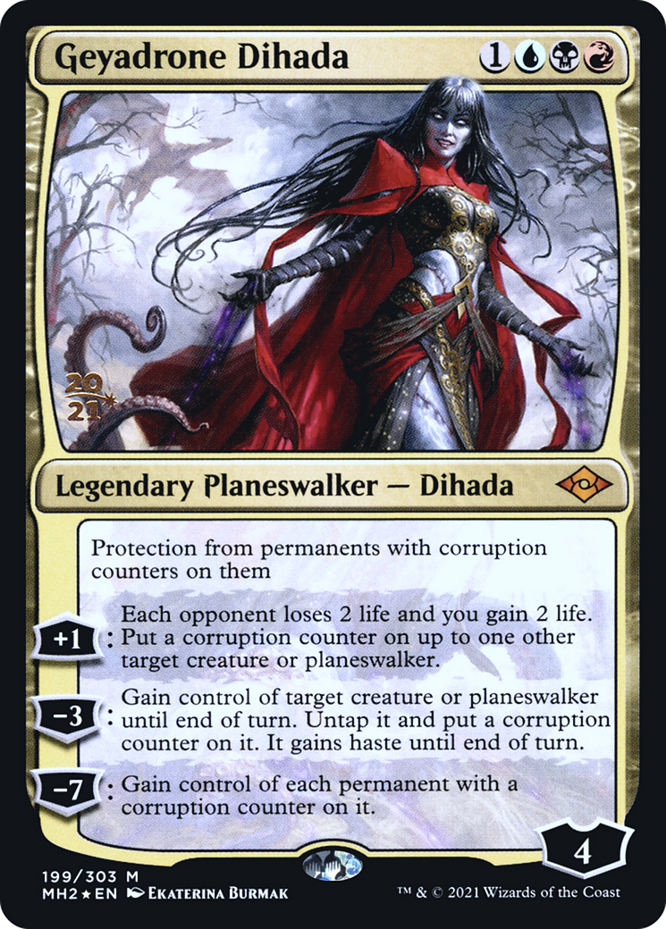 Image of Geyadrone Dihada [Modern Horizons 2 Prerelease Promos]