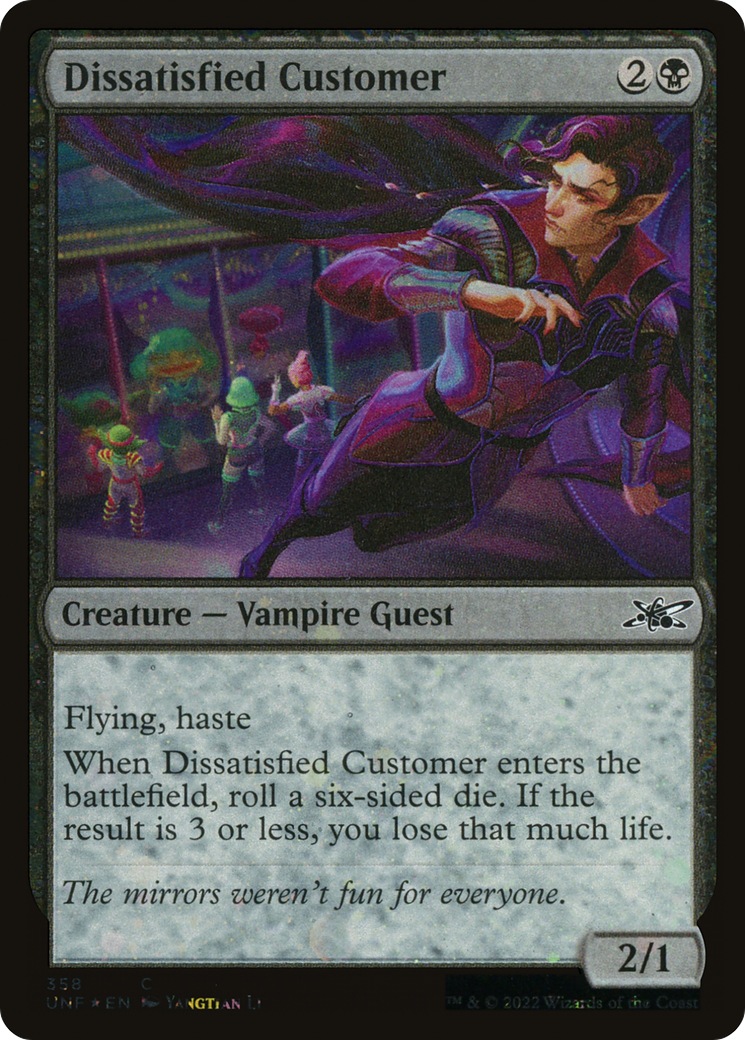 Image of Dissatisfied Customer (Galaxy Foil) [Unfinity]