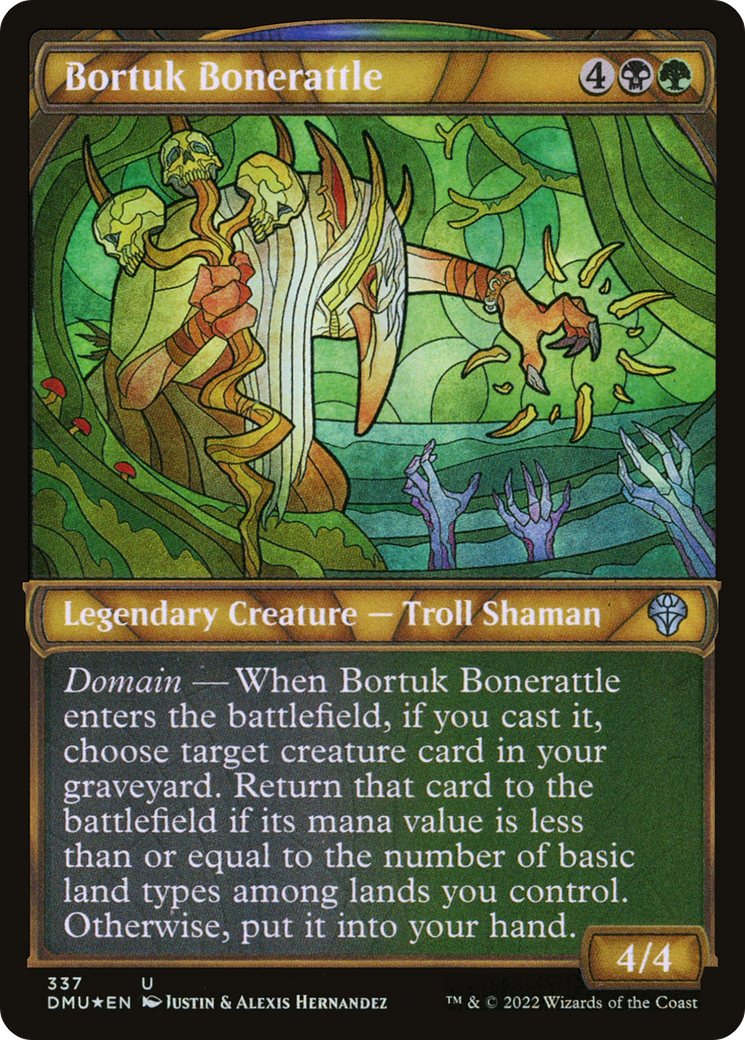 Image of Bortuk Bonerattle (Showcase Textured) [Dominaria United]