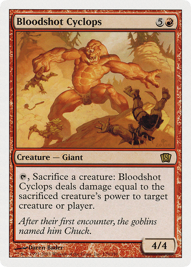 Image of Bloodshot Cyclops [Eighth Edition]