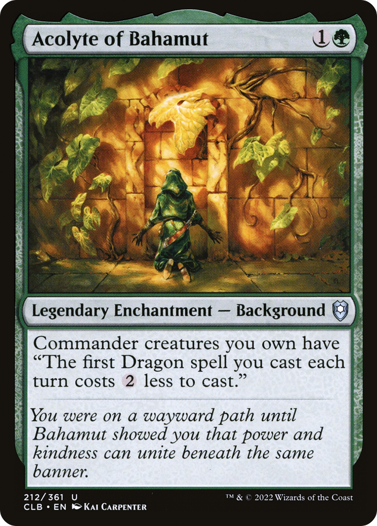 Image of Acolyte of Bahamut [Commander Legends: Battle for Baldur's Gate]