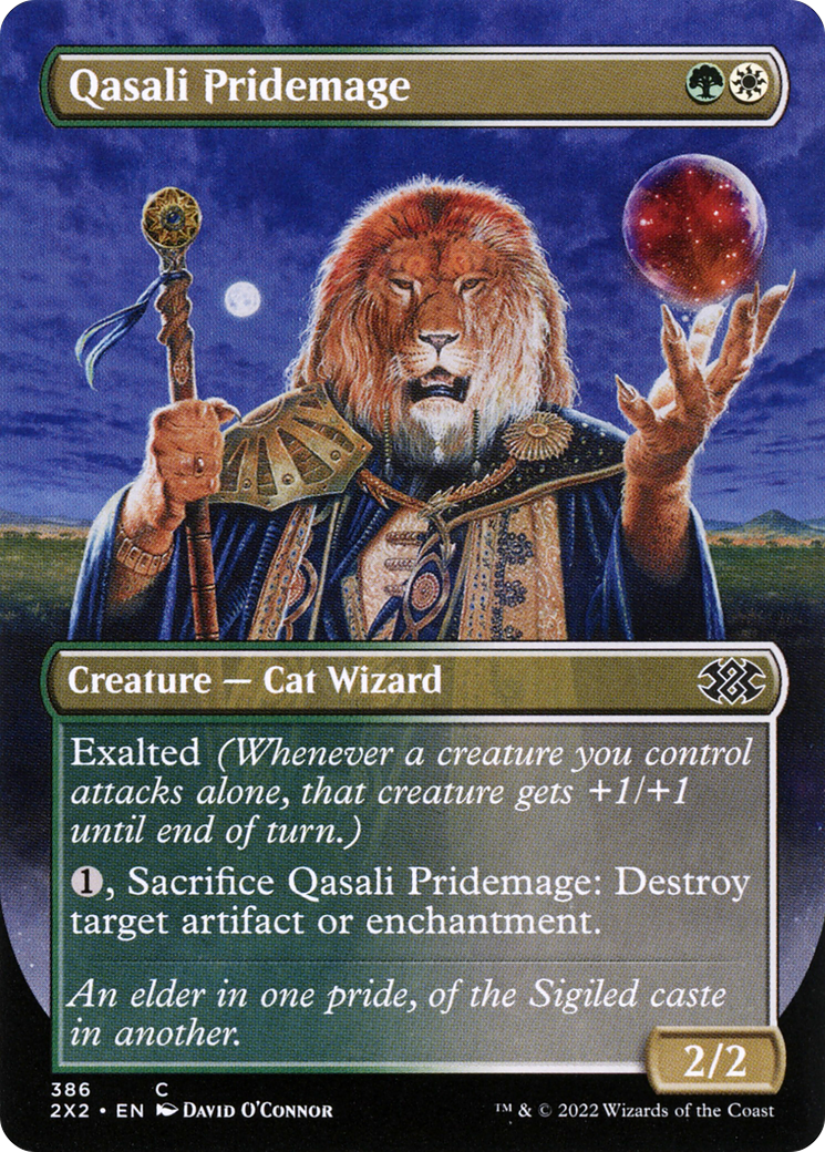 Image of Qasali Pridemage (Borderless Alternate Art) [Double Masters 2022]