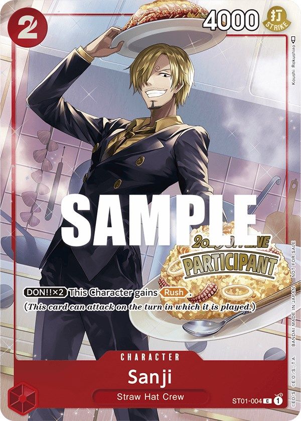 Image of Sanji (Offline Regional 2023) [Participant] [One Piece Promotion Cards]