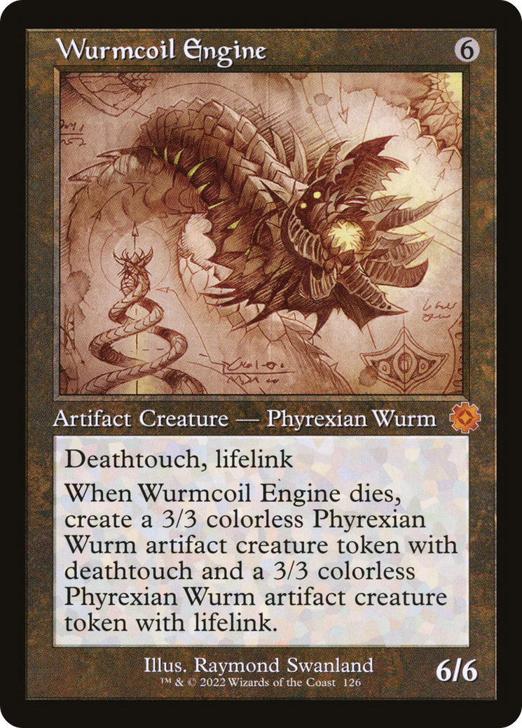 Image of Wurmcoil Engine (Retro Schematic) [The Brothers' War Retro Artifacts]