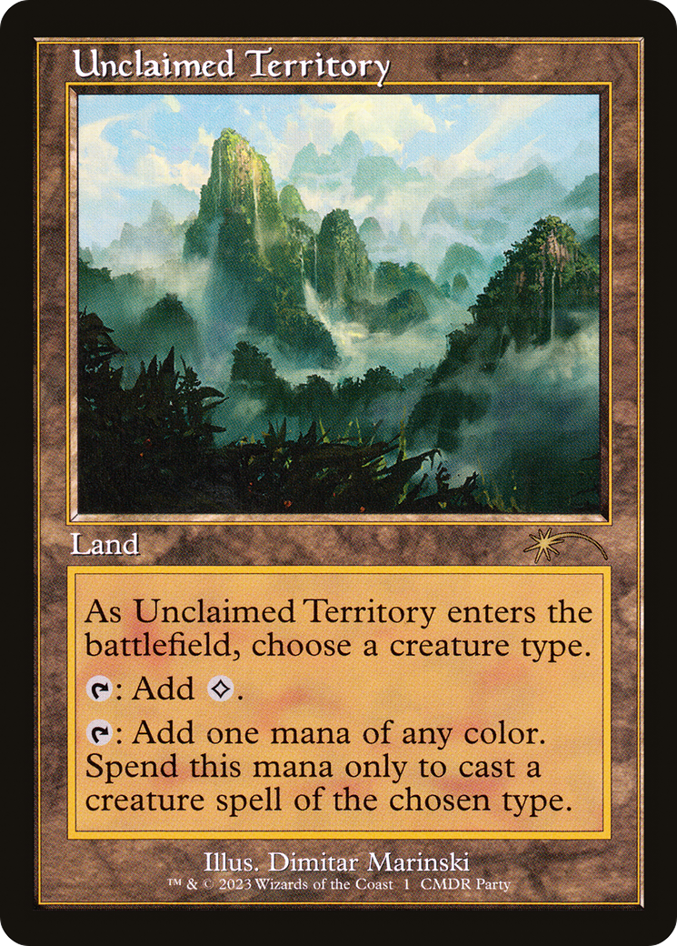 Image of Unclaimed Territory (Retro) [Wizards Play Network 2023]