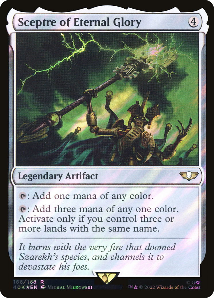 Image of Sceptre of Eternal Glory (Surge Foil) [Warhammer 40,000]
