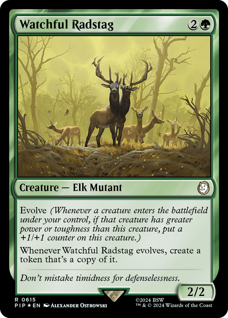 Image of Watchful Radstag (Surge Foil) [Fallout]