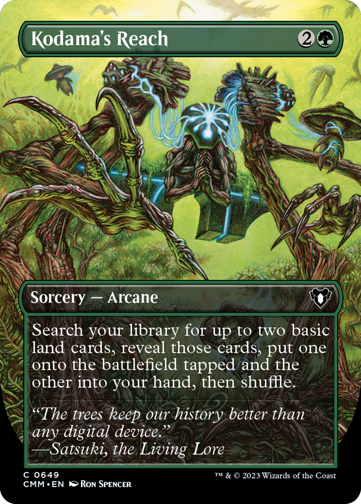 Image of Kodama's Reach (Borderless Alternate Art) [Commander Masters]