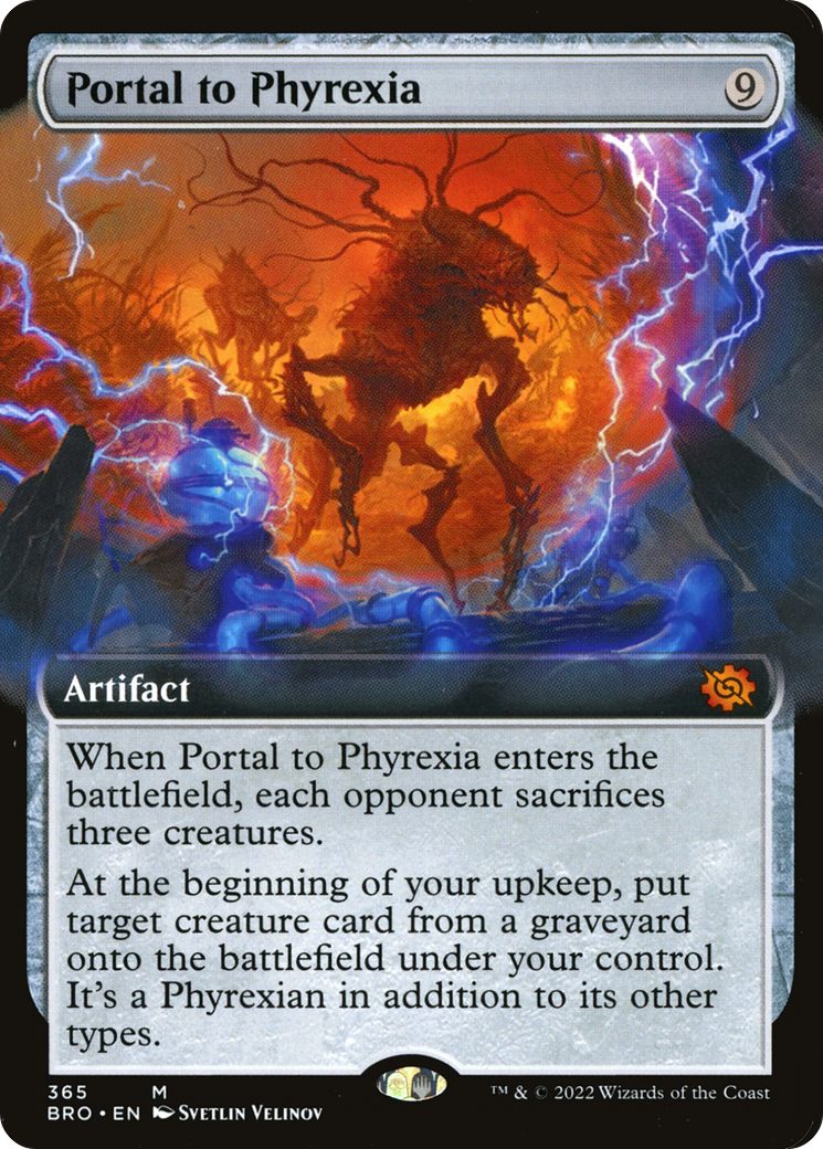 Image of Portal to Phyrexia (Extended Art) [The Brothers' War]