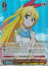 Deep Friendship, Chitoge (NK/W30-E051R RRR) [NISEKOI -False Love-]