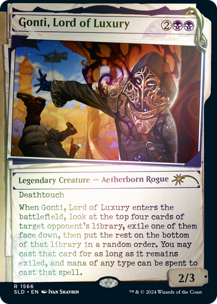 Image of Gonti, Lord of Luxury (Rainbow Foil) [Secret Lair Drop Series]