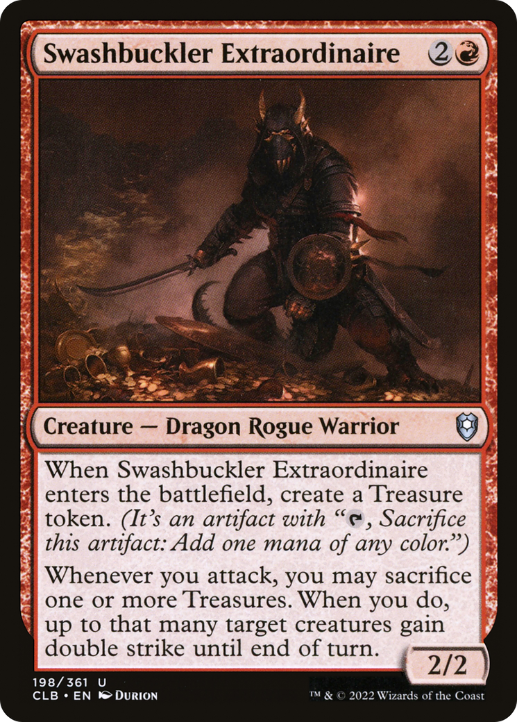 Image of Swashbuckler Extraordinaire [Commander Legends: Battle for Baldur's Gate]