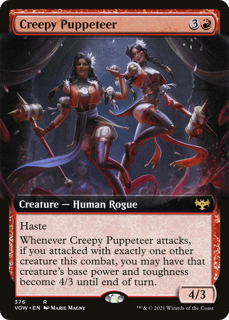 Image of Creepy Puppeteer (Extended Art) [Innistrad: Crimson Vow]