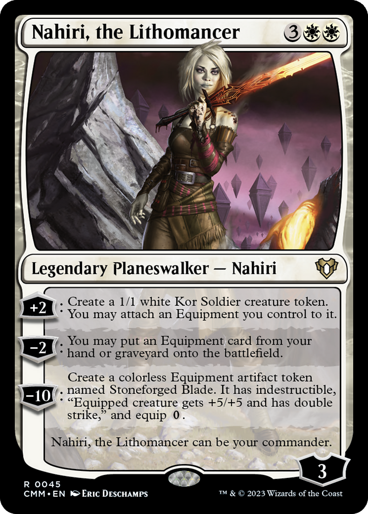 Image of Nahiri, the Lithomancer [Commander Masters]