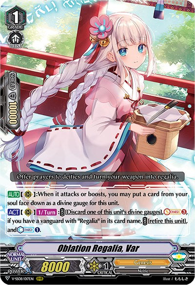Image of Oblation Regalia, Var (V-SS08/017EN) [Clan Selection Plus Vol.2]