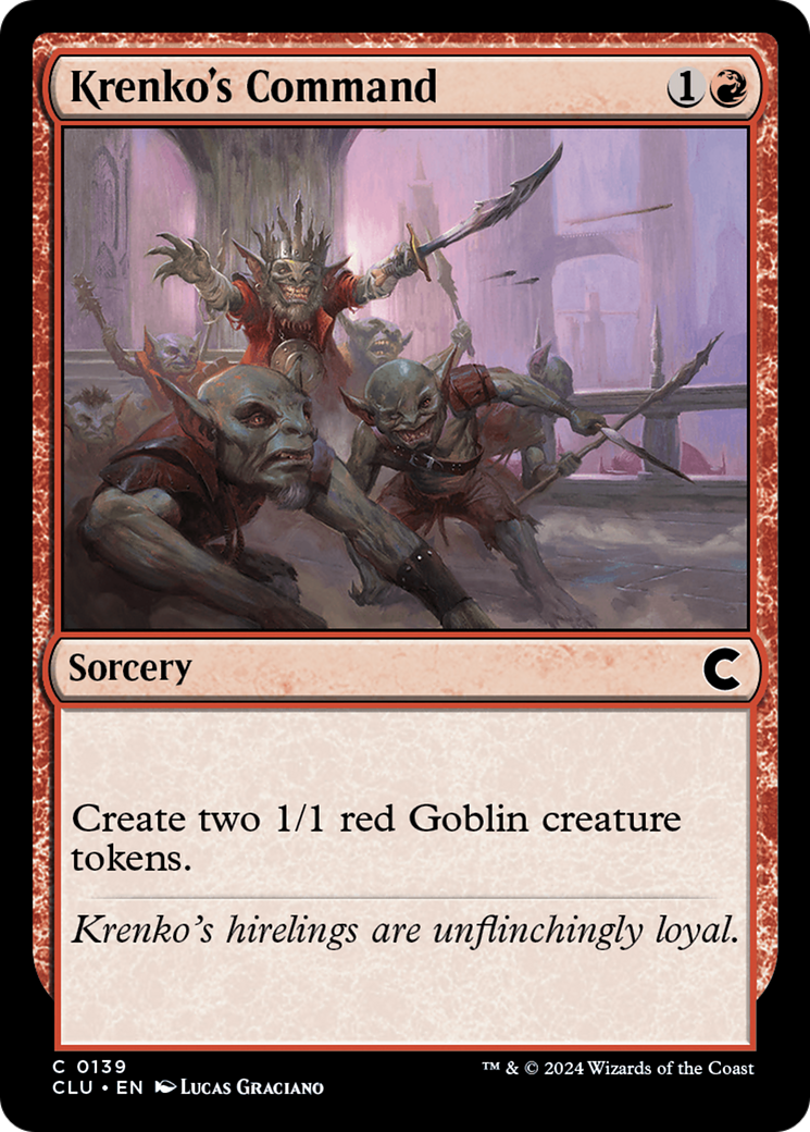 Image of Krenko's Command [Ravnica: Clue Edition]