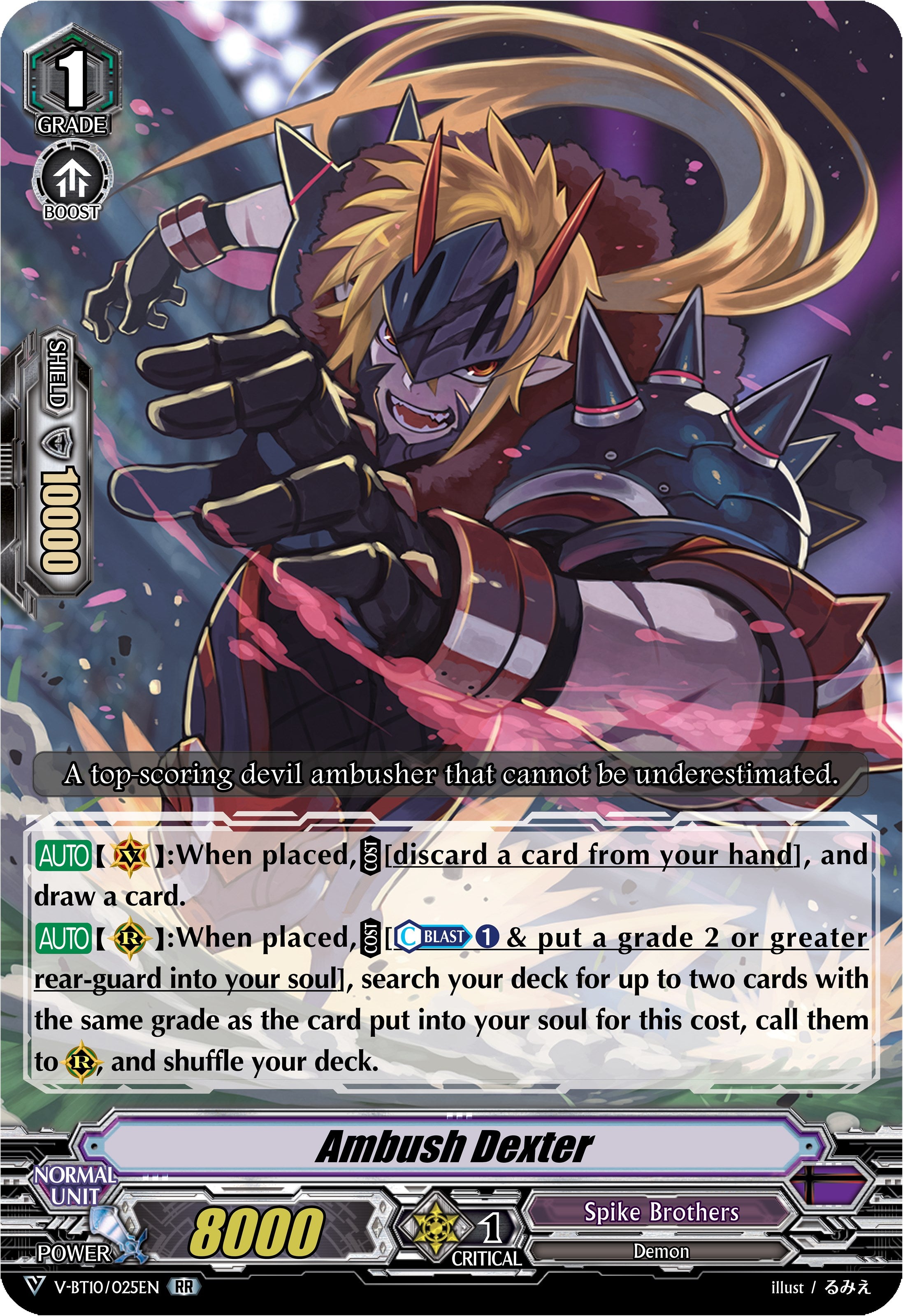 Image of Ambush Dexter (V-BT10/025EN) [Phantom Dragon Aeon]