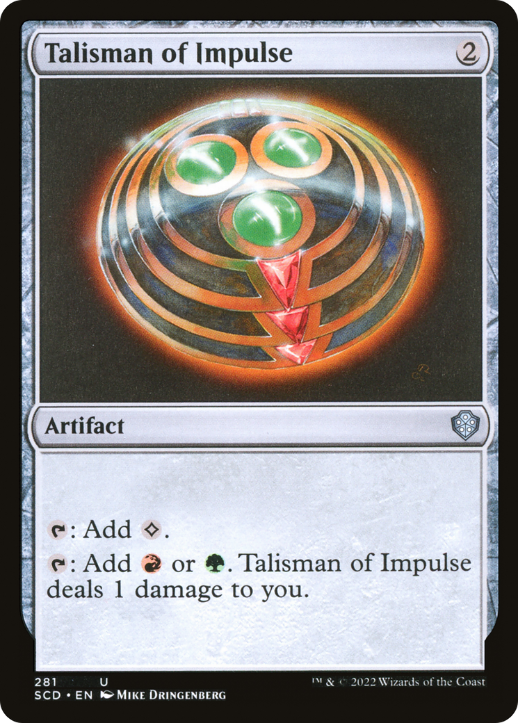 Image of Talisman of Impulse [Starter Commander Decks]
