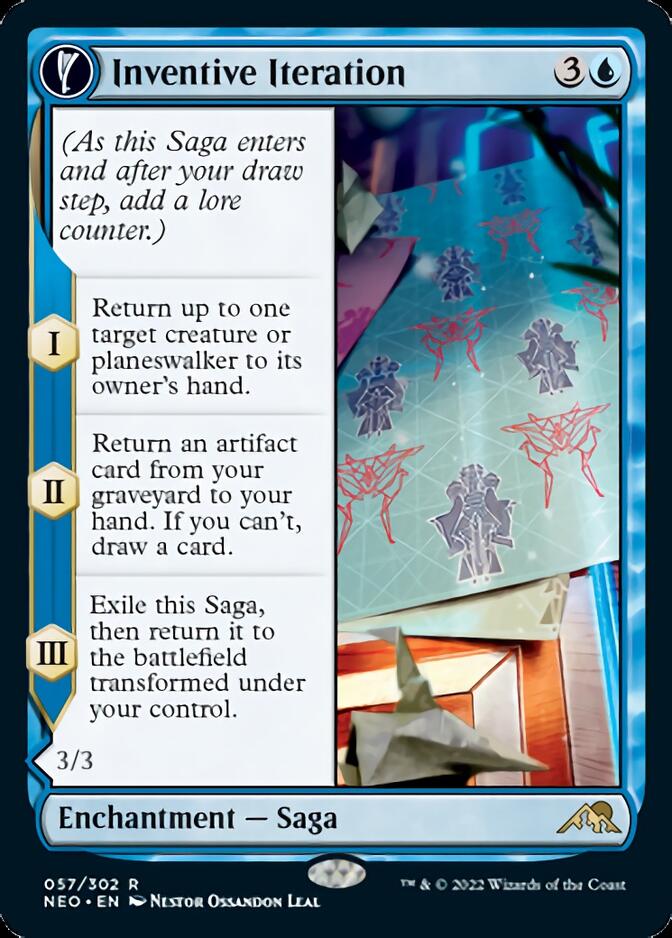 Image of Inventive Iteration // Living Breakthrough [Kamigawa: Neon Dynasty]