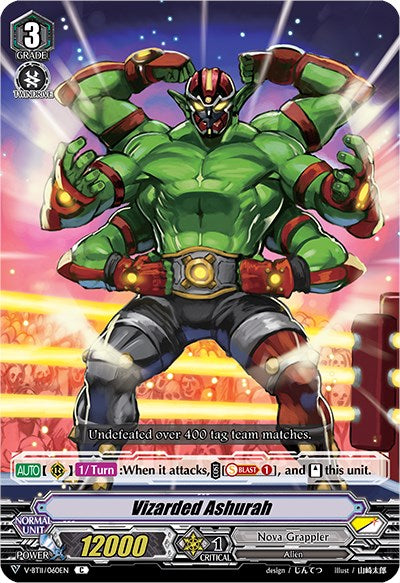 Image of Vizarded Ashurah (V-BT11/060EN) [Storm of the Blue Cavalry]