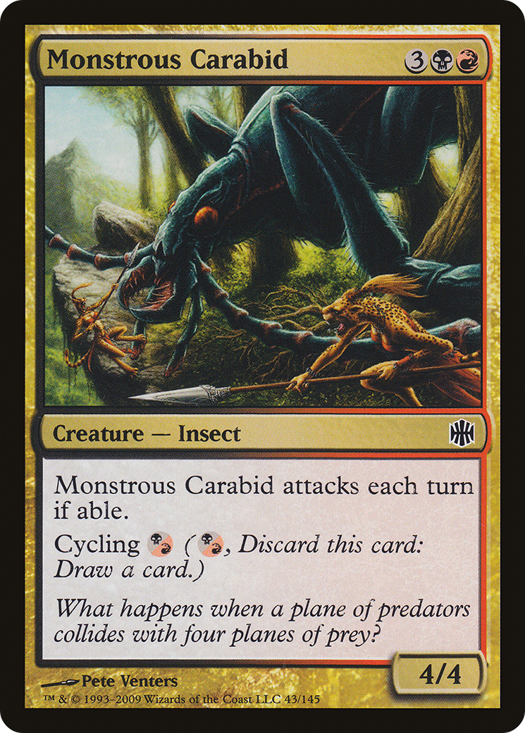 Image of Monstrous Carabid [Alara Reborn]