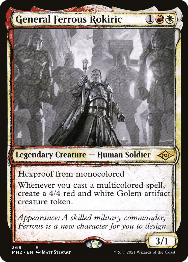 Image of General Ferrous Rokiric (Sketch) [Modern Horizons 2]