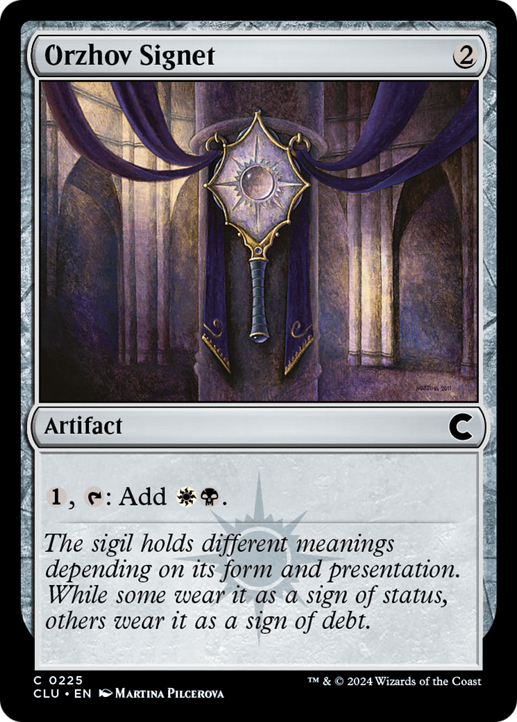 Image of Orzhov Signet [Ravnica: Clue Edition]