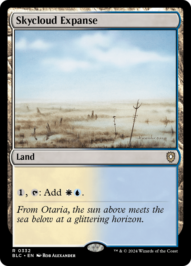 Image of Skycloud Expanse [Bloomburrow Commander]