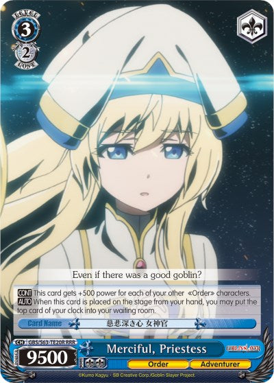 Image of Merciful, Priestess (GBS/S63-TE20R RRR) [Goblin Slayer]