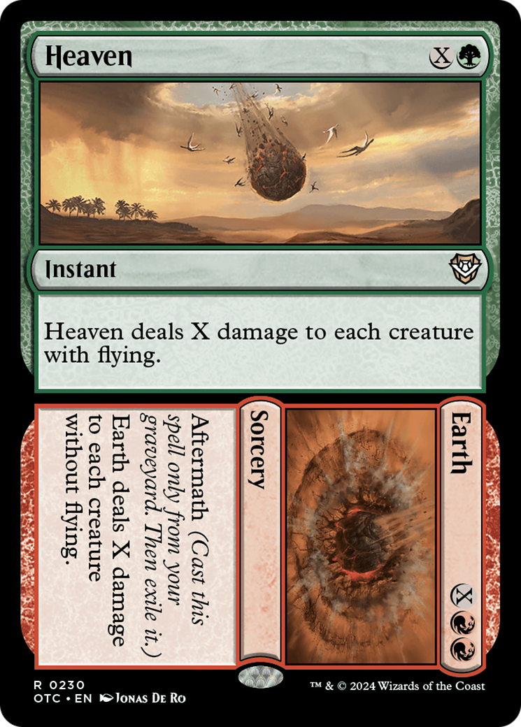 Image of Heaven // Earth [Outlaws of Thunder Junction Commander]