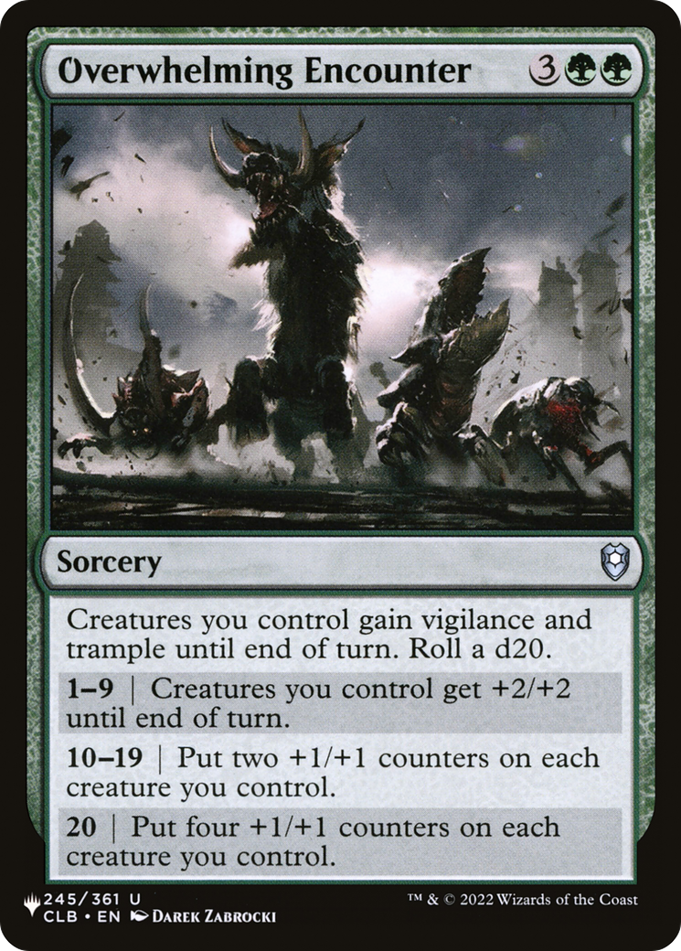 Image of Overwhelming Encounter [The List]