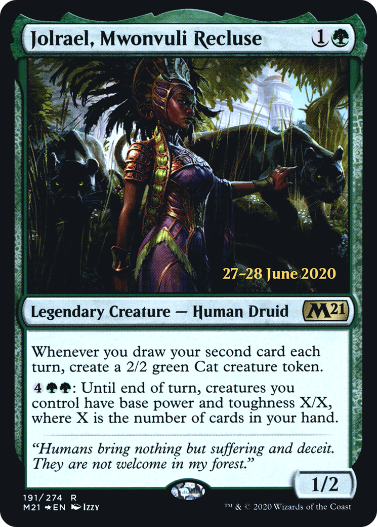 Image of Jolrael, Mwonvuli Recluse [Core Set 2021 Prerelease Promos]