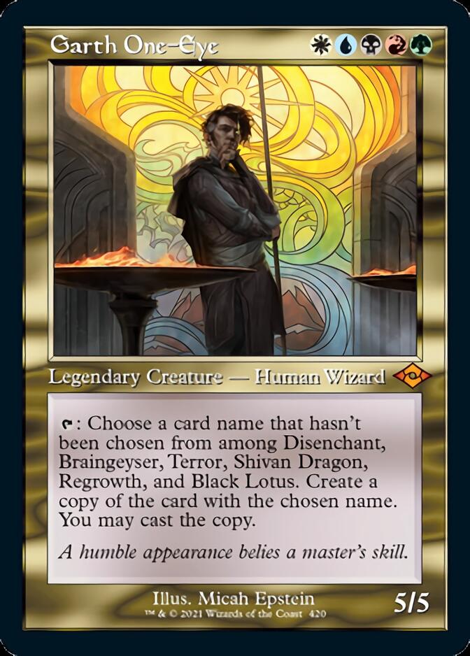 Image of Garth One-Eye (Retro Foil Etched) [Modern Horizons 2]