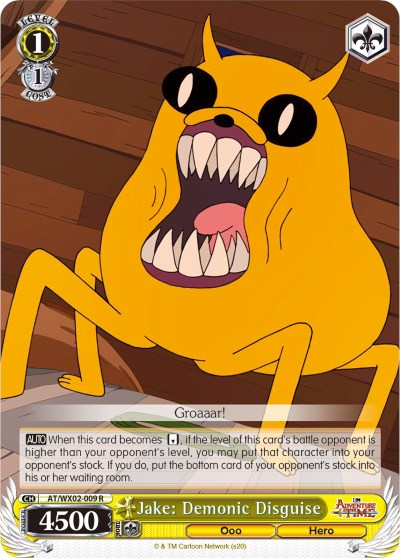 Image of Jake: Demonic Disguise (AT/WX02-009 R) [Adventure Time]