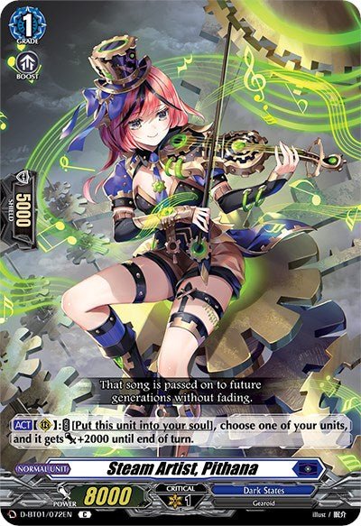 Image of Steam Artist, Pithana (D-BT01/072EN) [Genesis of the Five Greats]