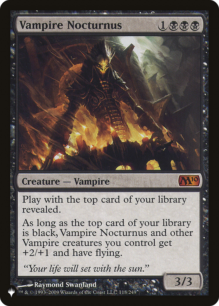 Image of Vampire Nocturnus [The List]
