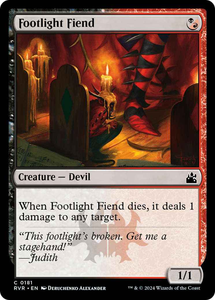 Image of Footlight Fiend [Ravnica Remastered]